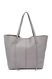 Medium Unlined Leather Tote & Pouch