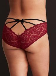 Cage Back Lace Hipster Panty