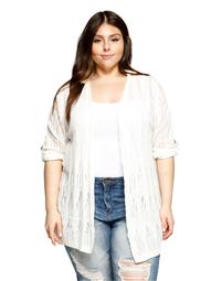 Xehar Womens Plus Size Lightweight Open Front Cardigan Sweater