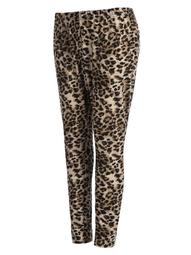 Save Big! High Waisted Leopard Print Tights Skinny Legging Plus Size Casual AMZSE