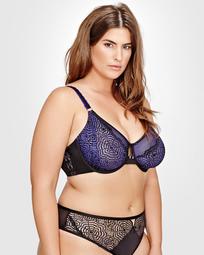Ashley Graham Fatal Attraction Bra with Laced Up Side, Sizes G & H