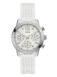 White and Silver-Tone Watch