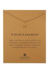 14K Gold Vermeil Friendship Anchor Heart Necklace