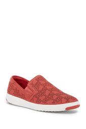 GrandPro Paisley Perforated Slip-On Sneaker