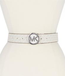 Michael Kors Solid to Logo Reversible Belt