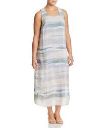 Watercolor Stripe Maxi Dress