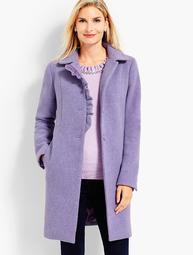 Albury Wool Ruffle Coat