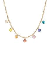 Multicolored Crystal Glass Necklace