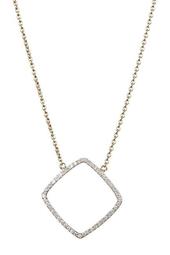 14K Yellow Gold Diamond Pendant Necklace - 0.26 ctw