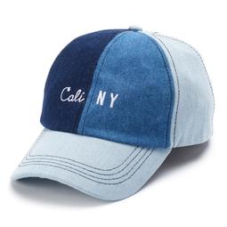 Women's SO® Mixed Denim "Cali NY" Baseball Cap