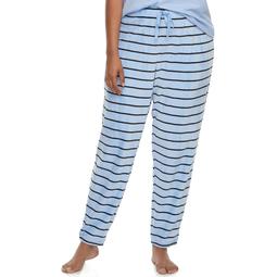 Juniors' Plus Size SO® Pajamas: Striped Velour Jogger Pants