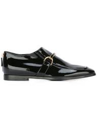 patent buckle loafers