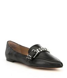 Steve Madden Fire Studded Leather Loafers
