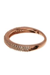 Pave CZ Thin Band Ring - Size 6