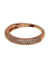 Pave CZ Thin Band Ring - Size 5