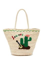 Cactus Straw Tote