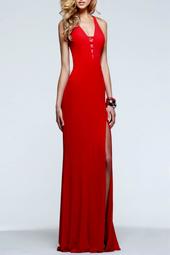 Sleek Red Dress