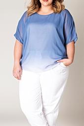 Blue Fading Blouse