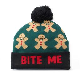 Capelli "Bite Me" Christmas Gingerbread Men Light-Up Hat