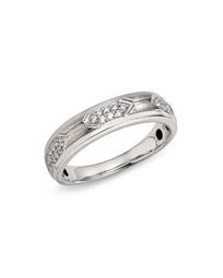 Men's Diamond Band Ring in 14K White Gold, 0.25 ct. t.w. - 100% Exclusive