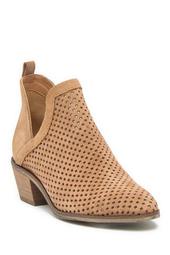 Neriah Perforated Suede Bootie