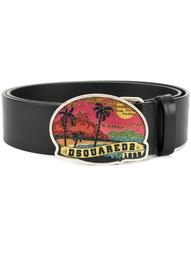 embellished Hawaii buckle belt