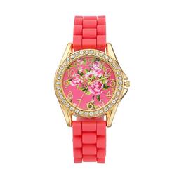 Women's Crystal Floral Watch