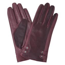 Hariet Red Leather Gloves