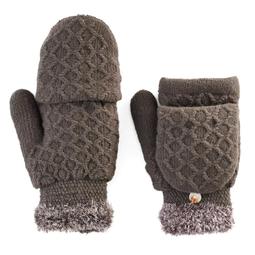 SONOMA Goods for Life™ Women's Solid Woven Convertible Flip-Top Mittens