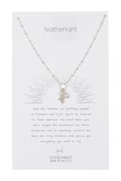 Sterling Silver Featherlight Cluster Charm Necklace