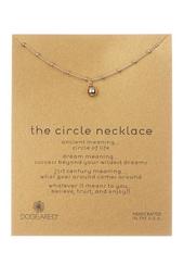 14K Yellow Gold 'The Circle' Vermeil Beaded Ball Pendant Necklace