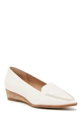 Chet Pointed Toe Loafer Wedge