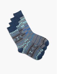 2 Pack Aztec Print Socks