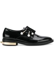 pearl detail loafers
