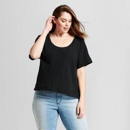 Women's Plus Size Short Sleeve Texture T-Shirt - Universal Thread™