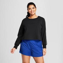 Hunter for Target Women's Plus Size Chain Trim Sweatshirt - Black