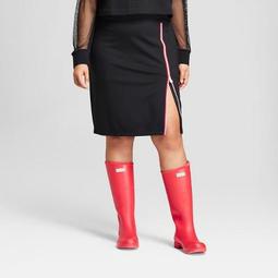 Hunter for Target Women's Plus Size Side Zip Pencil Skirt - Black