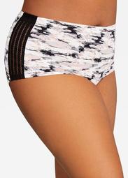 Caged Side Printed Hipster Panty
