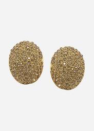 Carolee Gold Clip Earrings