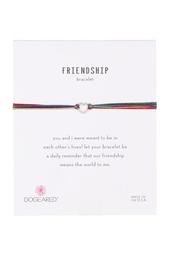 Friendship Small Open Heart Cord Bracelet