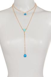Turquoise Layered Y-Necklace