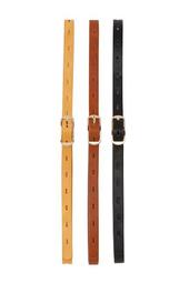 3-for-1 Perforated Belt Set