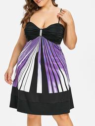 Plus Size Empire Waist Slip Dress