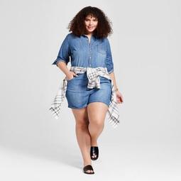universal thread denim romper