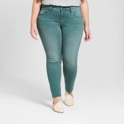 Women's Plus Size Skinny Jeans - Universal Thread™ Green