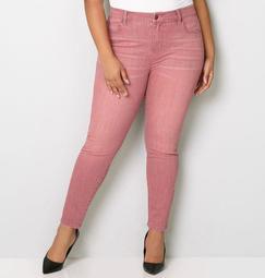 Washed Skinny Jean in Mauve