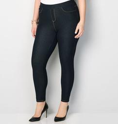 Pull-On Knit Jean in Rinse