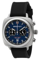 Chronograph Rubber Strap Watch, 42mm