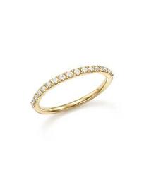 Diamond Micro-Pave Stack Ring in 14K Yellow Gold, .25 ct. t.w. - 100% Exclusive