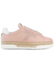 lace up espadrille sneakers
